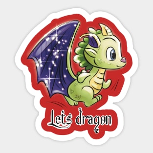 Let’s dragon 2024 Sticker